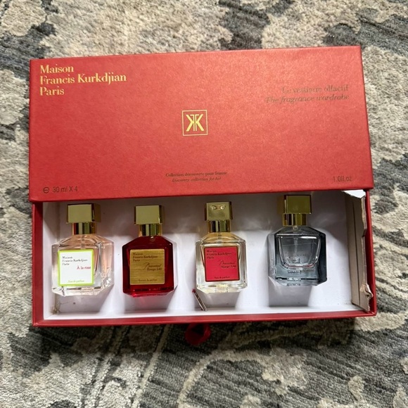 Maison Francis Kurkdjian Other - Maison Francis Kurkdjian Fragrance Collection - Red, Gold, Clear
